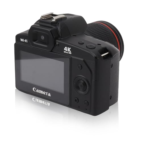 Digital Camera, 4K 64MP 16X Digital Zoom HD Vlogging Camera, 3 Inch Color Display, 4800mAh Large Battery, for Teens Adult Beginner Boys Girls Seniors