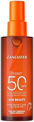 Sun Beauty Body Dry Oil SPF50 Sunscreen – Con complejo activador del bronceado – Tecnología Full LightTM para una protección solar de espectro muy amplio