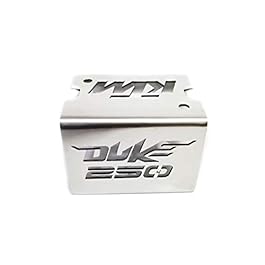 Spidy Moto Motorcycle Bike Front Disc Brake Fluid Reservoir Cap Cover Guard Protector(Stainless Steel) KTM 250