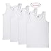 Brix Boys Undershirt Tank Top - Tagless 100% Cotton Super Soft 4 Pack Novelty.
