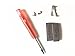 Greatveal Replacement Headband Screws + Headband Connector Repair Parts Kit for Beats Studio 2.0 Wired/Wireless Over-Ear Headphones Titanium