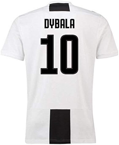 JUJERS #10 Dybala Juventus Home Soccer Jersey 2018-2019 Season Mens White/Black
