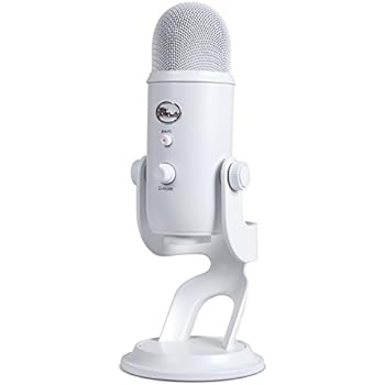 Blue Yeti Usb Mic For Recording Streaming On Pc And Mac 3 Condenser Capsules 4 Pickup Patterns Headphone Output And Volume Control Mic Gain