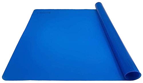 alfombrilla de silicona para hornear extragrande de 24 x 20 pulgadas para masa, pastelería, fondant, antiadherente y antideslizante, resistente al calor, protector de encimera, tapete para mesa de comedor y mantel individual