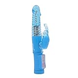Bigbanana Rabbit Dildo Vibrator 8-Speed G-spot Stimulation Vibe Rotating Rabbit Vibrator-Waterproof Rabbit Massager Vibrator Sex Toy