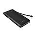 EasyAcc Power Bank 6000mAh Portable Charger with Built-in Lightning USB Cable Ultra Slim External Battery Pack for Smartphones