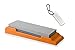 JJMG NEW 2pc Set of Non-Slip Kitchen Knife And Coated Hunting Knife Sharpener For Outdoor Exploration, Grindstone Sharpening Kitchen Accessories