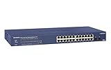 NETGEAR 24-Port Gigabit Ethernet Smart Managed Pro PoE Switch (GS724TP) - with 24 x PoE+ @ 190W, 2 x 1G SFP, Desktop/Rackmount, and ProSAFE Limited Lifetime Protection