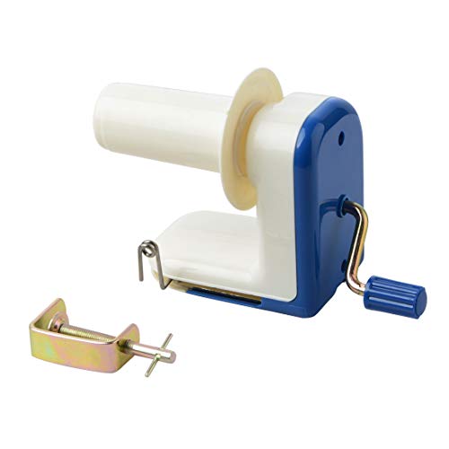 Tool Parts Swift Yarn Fiber Winder Hand-Operated Yarn Wool Winder Holder String Ball Thread Skein Household Blue Machine Tool