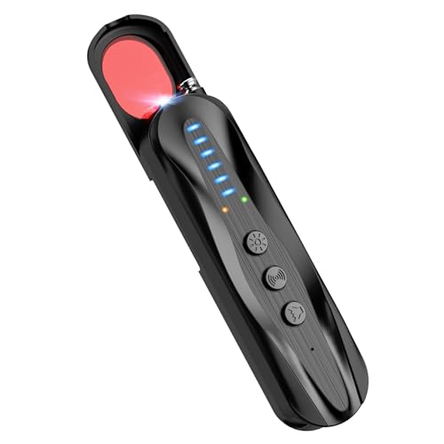 sunvito Hidden Camera Detector, 5 in 1 Anti-Spy RF Signal Scanner and GPS Tracker Detector, Portable Hidden Device Detector for Travel.