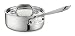 All-Clad 4201 Stainless Steel Tri-Ply Bonded Dishwasher Safe Sauce Pan with Lid / Cookware, 1-Quart, Silver - 8701004488 primary