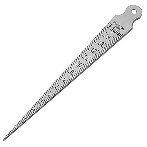 Taper Gauge - 1-15mm 1/32-5/8 Inch Stainless Steel Gap Taper Welding ...