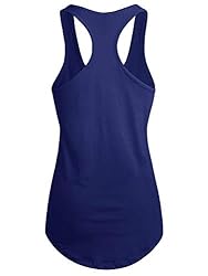 Womens Active Racerback Tank Top Soft Casual