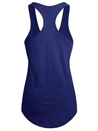 Womens Active Racerback Tank Top Soft Casual