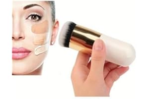 Professional Makeup Brush 1pc - Soft Dense Nylon Bristles, Hypoallergenic Fragrance-Free, ABS Handle for Foundation Blush Hig