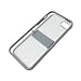 LUVVITT® Hybrid Transparent Case/Cover for iPhone 5C with Kickstand Retail Packaging - Clear/Gray