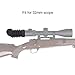 Vbestlife Rubber Scope Eyeshade,32mm Hunting Soft Eyecup Cover Optics Eyepiece Eye Protector Extender for Rifle Scope Sight Telescope