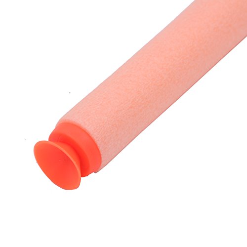 EKIND 100Pcs Suction Darts Refill Foam Bullet for Nerf N-strike Elite Guns (10 different color)