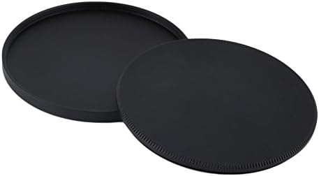 CEARI 2 Piece 62mm Fitler Metal Front Rear Cap Kits For Canon Nikon Sony Pentax DSLR Camcorder and UV, CPL, ND, Color, Gradual Filters