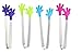 Swity Home 4 Pack Mini Silicone Hand Shape Tongs For Muffins, Pancakes, Cookies, Chocolate