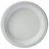 AmazonBasics Compostable Plate, 6-Inches, 1000-Count