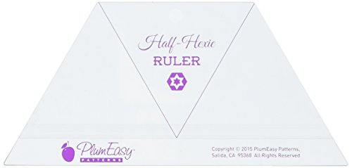 PlumEasy Patterns Half-Hexie Ruler - Thumbnail 2