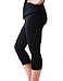 Women's Modal Lightweight Super Comfy Soft Basic Solid Color Capri Leggings