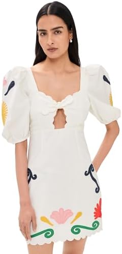 mira crochet mini dress SIMONMILLER Mira Crochet Mini Dress in Natural L / Natural