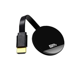 Doherty 5G WiFi-Display Dongle, Draadloze HDMI-Display Adapter, Mobiele Screen Mirroring Ontvanger van Telefoon naar…