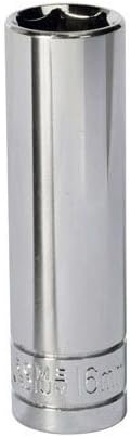 Sealey S0672 WallDrive Deep Socket, 16 mm, 1/ 2-inch Square Drive by Siegen