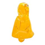 Outtop(TM) Effective Toothbrush Doggy Brush Stick Cleaning Teeth Pet Dog Clothes Lovely Duck Shape Dog Coats Waterproof Dog Raincoat Dog Cat (M, Yellow)