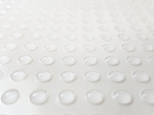 50 Clear Self-Adhesive Rubber Feet-Door & Drawer Cabinet Furniture Bumpers.