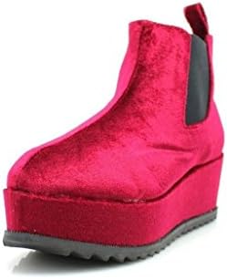 UNIF Womens Hellsea Leather Flatform Platform Boots Shoes Silver