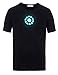Teelight Tony Stark Light-Up Arc Reactor LED Iron Man 1 Black T Shirt--Size M