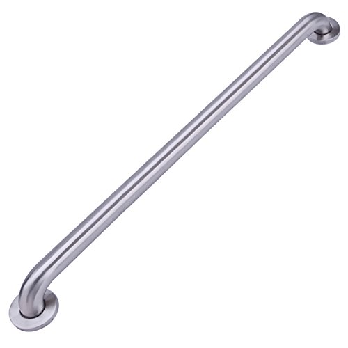 AmazonBasics Bathroom Handicap Safety Grab Bar, 48 Inch Length, 1.5 Inch Diameter