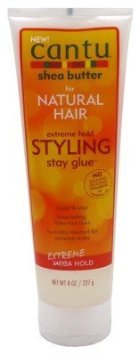 Cantu Natural Hair Styling Gel Stay Extreme Hold Tube, 8 Ounce
