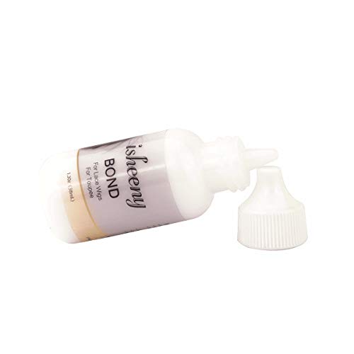 Isheeny Hair Replacement Adhesive 38 ML Safe Nontoxic Invisible Bonding Glue For Poly and Lace Hairpiece, Wig, Toupee Systems - Thumbnail 5
