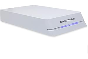 Avoluxion HDDGear Pro (White) 3TB 7200RPM USB 3.0 External Gaming Hard Drive (for PS5, Pre-formatted) - 2 Year Warranty