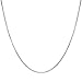 Honolulu Jewelry Company 925 Sterling Silver 1mm Box Chain Necklace for Women Tarnish Resistant - Made in Italy (24 Inches)