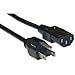 Mizar AC Power Cord Cable for LG LCD TV , 10'