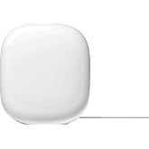 Google Nest WiFi Pro - Wi-Fi 6E - Reliable Home Wi-Fi System with Fast Speed and Whole Home Coverage - Mesh Router - Snow