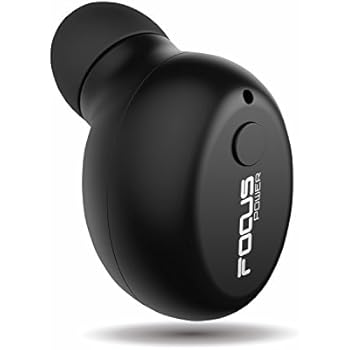 FOCUSPOWER F10 Mini Bluetooth Earbud Smallest Wireless Invisible Headphone with 6 Hour Playtime Car Headset with Mic for iPhone and Android Smart Phones(One Pcs)
