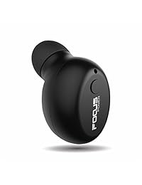 Auricular invisible inalámbrico pequeño con mini bluetooth de Focuspower F10, con 6 horas de funcionamiento para el carro, con micrófono para iPhone y Android teléfonos inteligentes más pequeño Earbud (una unidad)