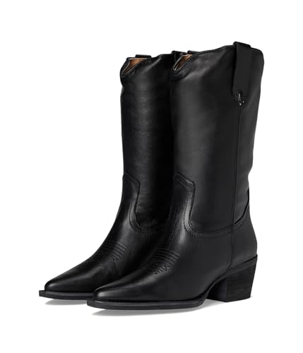 Steve Madden Women's Albany Fashion Boot, Black Leather, 8