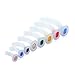 KONMED Multi-color Disposable Oral Airway Tube for First Aid Airway Kit With Plastic Case,8 Pieces,100% Latex-free