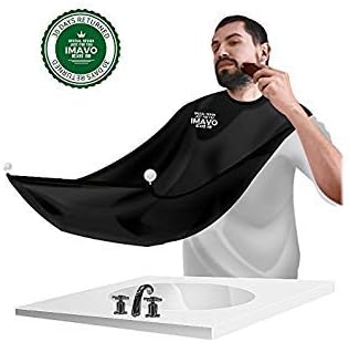 The Neat Guy Beard Apron / Bib for Mess-Free Shaving + Bag, What you Need for a Good, Clean Shave, The Perfect Gift