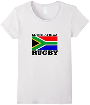 Women's South African Rugby Shirt | Springbok T Shirt | Bokke Tee Small White