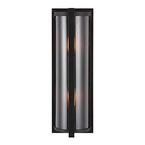 SAFAVIEH Lighting Collection Senla Modern 18-inch Bronze LED Rectangular Wall S…