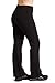 Fishers Finery Women's Ecofabric Classic Bootcut Yoga Athletic Pant - New Fabric (Black, M Petite)