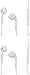 3.5mm Premium Sound/ Stereo Earbud Headphones (Pack of 2) (Renewed)
